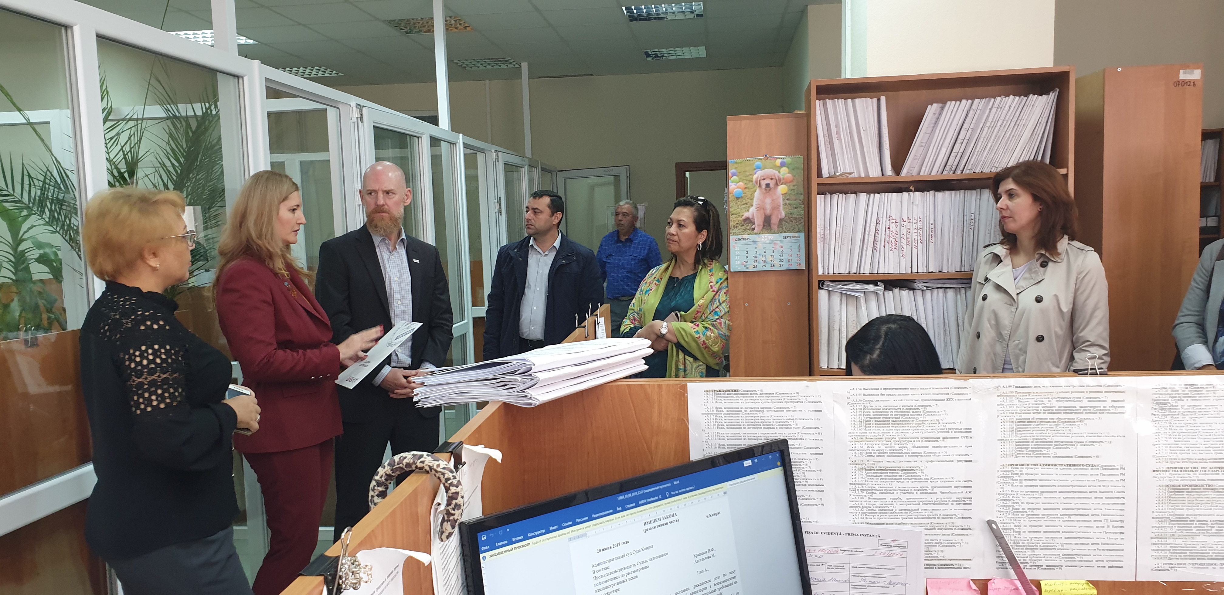 USAID Visit to Comrat District Court